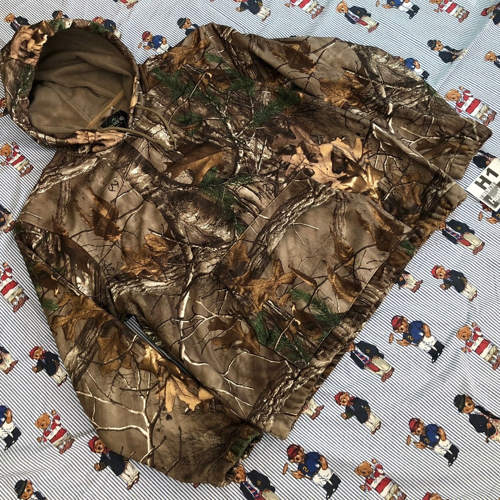 Redhead Men Realtree Hardwoods Hoodie Sweatshirt L